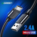 Ugreen Дата кабель USB 2.0 AM to Micro 5P 1.5m US289 (Black) Ugreen (60137)