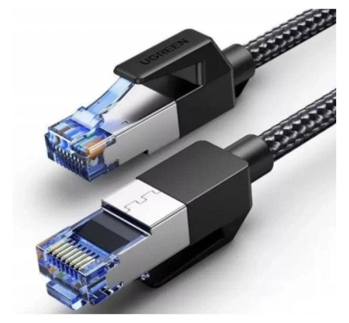 Ugreen Патч-корд 10м, S/FTP cat 7 RJ-45 COPPER black Ugreen (U_30795)