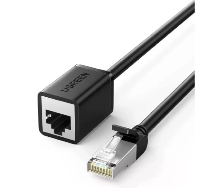 Ugreen Патч-корд 0.5м F/UTP cat 6 RJ-45 extension black Ugreen (U_11278)