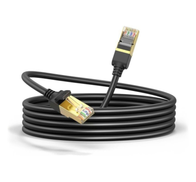 Ugreen Патч-корд 15м, F/FTP cat 7 RJ-45 black Ugreen (U_11274)