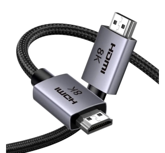 Ugreen Кабель мультимедійний HDMI M to HDMI M 2.0m 8K black Ugreen (25910)