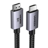 Кабель мультимедійний HDMI M to HDMI M 1.0m 8K black Ugreen (25908)