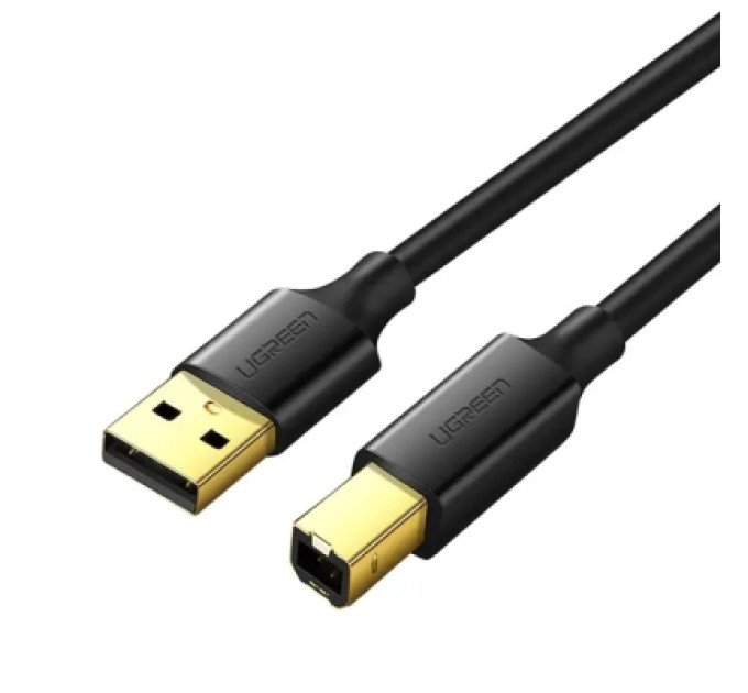 Ugreen Кабель для принтера USB 2.0 AM/BM 1.5m Black Ugreen (10350)