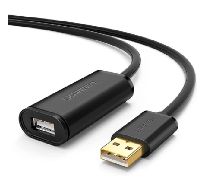 Ugreen Дата кабель USB 2.0 AM to AF 20.0m Active black Ugreen (10324)