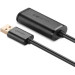 Ugreen Дата кабель USB 2.0 AM to AF 15.0m Active black Ugreen (10323)