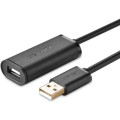 Ugreen Дата кабель USB 2.0 AM to AF 10.0m Active black Ugreen (10321)