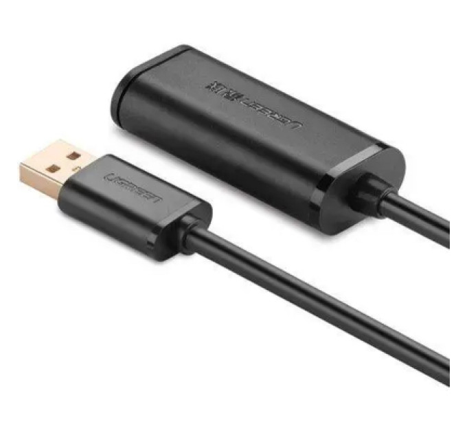 Ugreen Дата кабель USB 2.0 AM to AF 10.0m Active black Ugreen (10321)