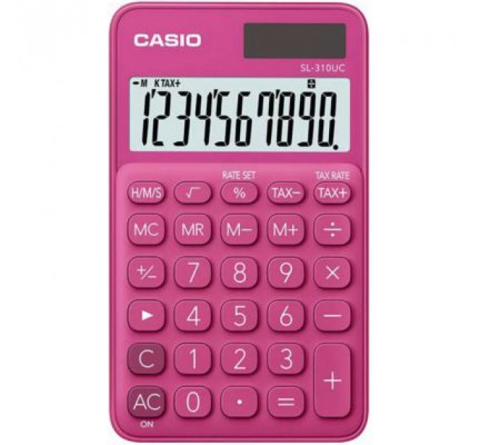 Калькулятор Casio SL-310UC-RD-W-EC, червоний (CALC-CAS-SL-310UC-RD)