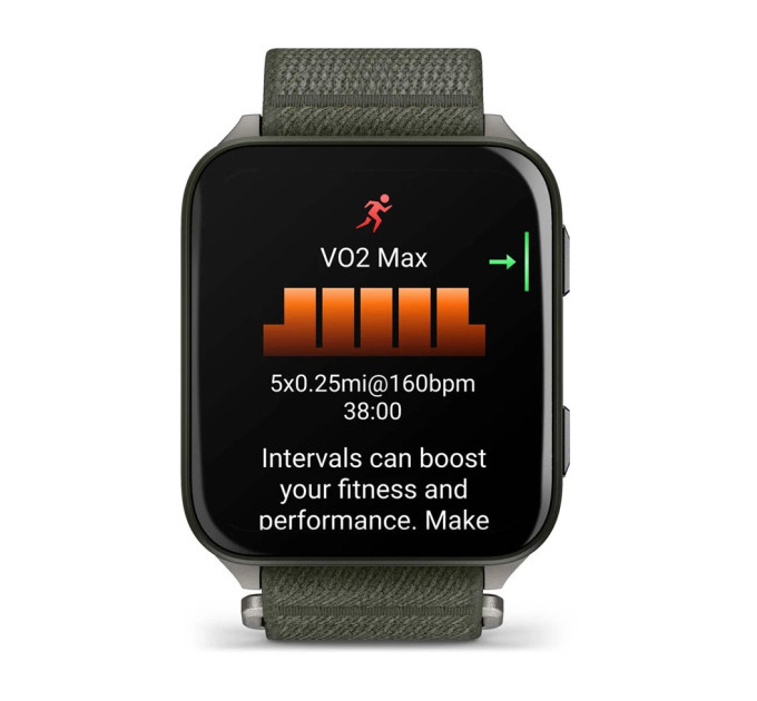 Garmin Смарт-годинник Garmin Venu X1 Moss Titanium with Moss Nylon (010-02980-23)