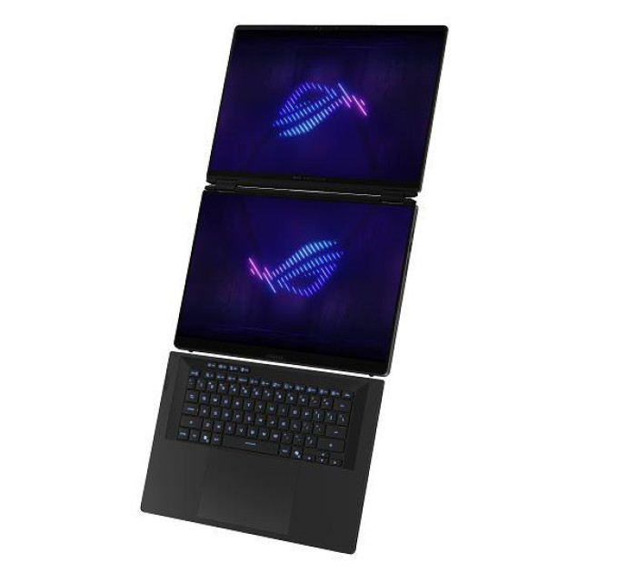 ASUS computers Ноутбук ASUS ROG Zephyrus Duo 16 GX651AX-SR100X 16" 3K Touch OLED, Intel Ultra 9 386H, 64GB, F2TB, NVD5090-24, noOS, Сірий
