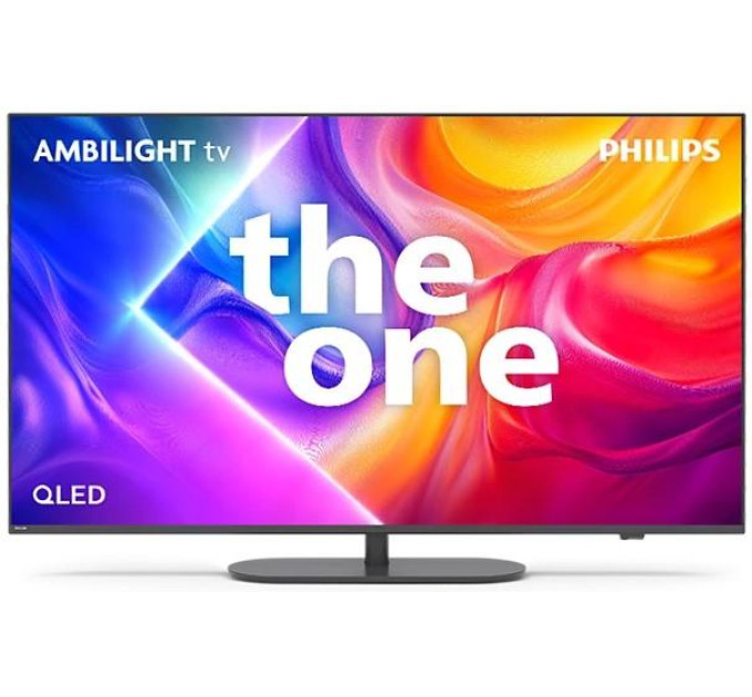PHILIPS TV Телевізор 43" Philips QLED 4K 144Hz Smart Titan OS Black Ambilight