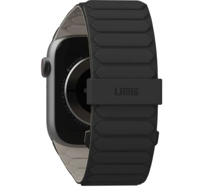 UAG Ремінець до смарт-годинника UAG для Apple Watch Ultra 2/Ultra-49-45-44-42mm, Pathfinder, Black/Titanium (194161114036)