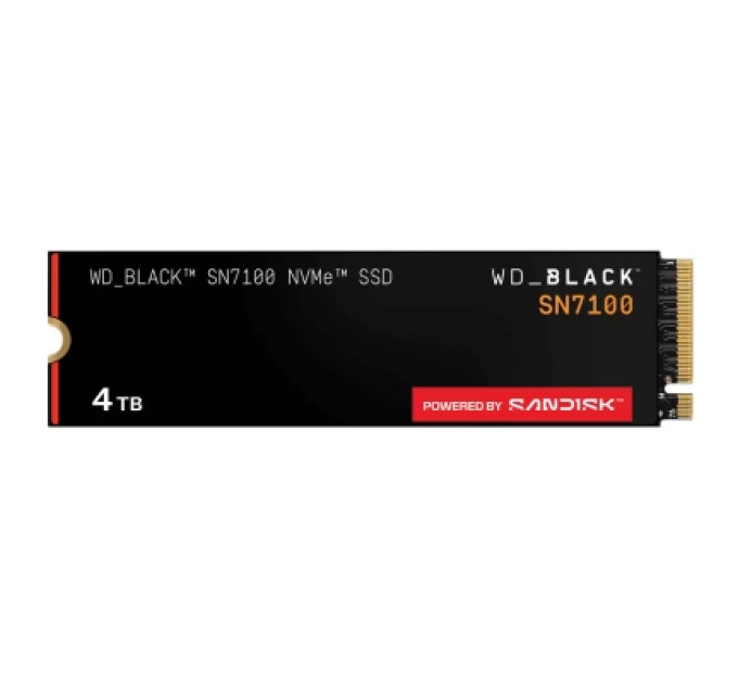 WD Накопичувач SSD M.2 2280 4TB BLACK SN7100 WD (WDS400T4X0E-00CJA0)