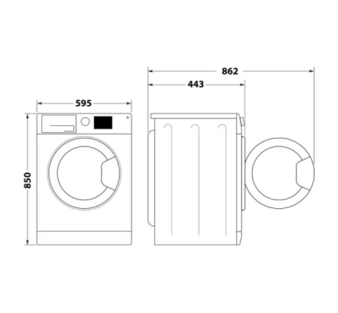 Indesit Пральна машина Indesit OMTWSA51052W