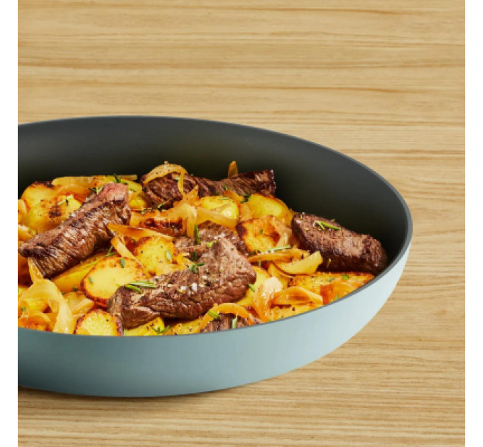 Tefal Сковорода Tefal Halo EUCALYPTUS, 24см, алюміній, бакеліт, сірий (G0160402)