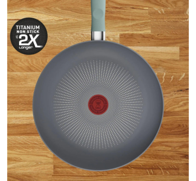 Tefal Сковорода Tefal Halo EUCALYPTUS, 24см, алюміній, бакеліт, сірий (G0160402)
