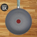 Tefal Сковорода Tefal Halo EUCALYPTUS, 24см, алюміній, бакеліт, сірий (G0160402)