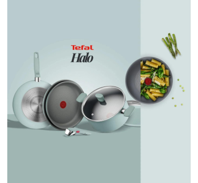 Tefal Сковорода Tefal Halo EUCALYPTUS, 26см, алюміній, бакеліт, сірий (G0167702)