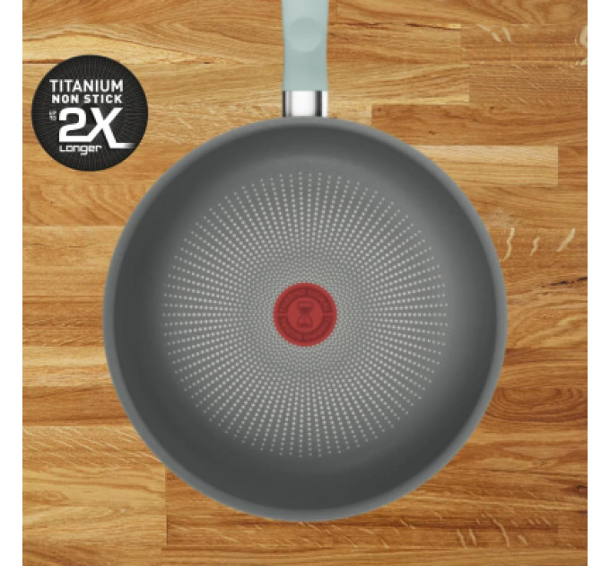 Tefal Сковорода Tefal Halo EUCALYPTUS, 26см, алюміній, бакеліт, сірий (G0167702)