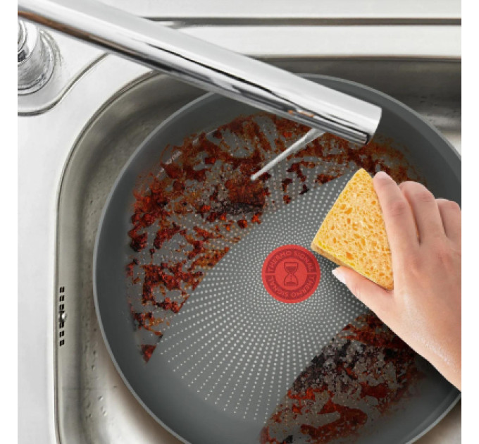 Tefal Сковорода Tefal Halo EUCALYPTUS, 26см, алюміній, бакеліт, сірий (G0167702)