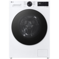 Пральна машина LG фронтальна, 8кг, 1200, A, 48см, дисплей, пара, інвертор, білий