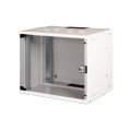 DIGITUS SCS Шафа DIGITUS 19", 9U, SOHO PRO, скляні двері, 540x400 мм, 60кг максимально, сіра