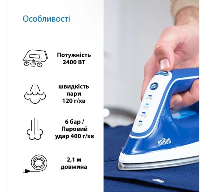 Braun Праска Braun IS 2565 BL Compact Pro