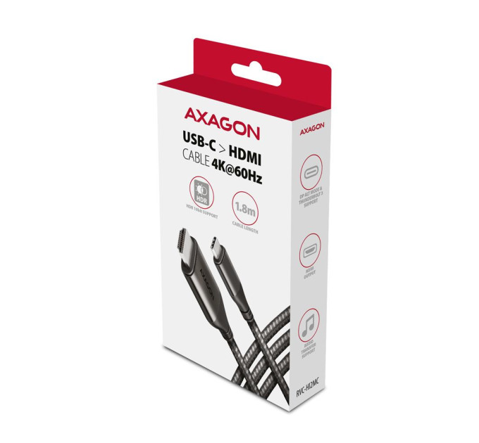 AXAGON Кабель USB-C TO HDMI 1.8M RVC-HI2MC AXAGON