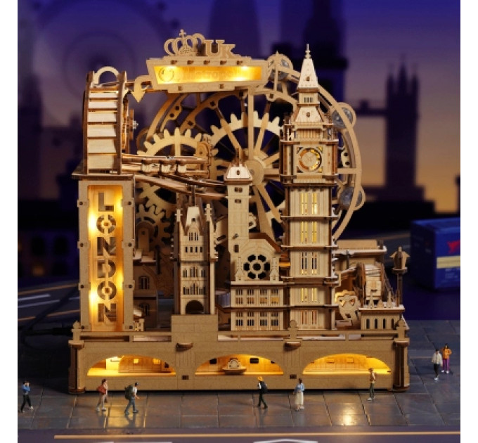 Robotime Конструктор Robotime Rokr дерев'яний 3D Marble Travel Лондон (EGB01)