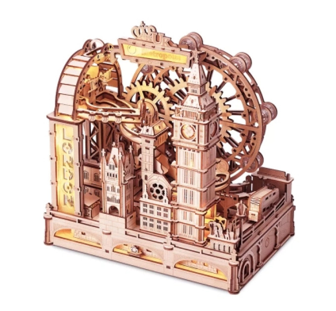 Robotime Конструктор Robotime Rokr дерев'яний 3D Marble Travel Лондон (EGB01)