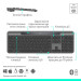 Logitech Клавіатура Logitech Slim Solar+ Bluetooth Graphite (920-013764)