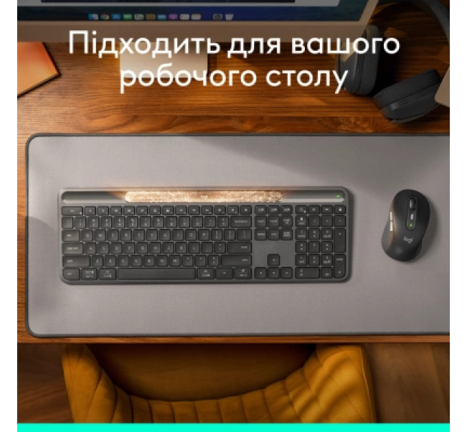 Logitech Клавіатура Logitech Slim Solar+ Bluetooth Graphite (920-013764)