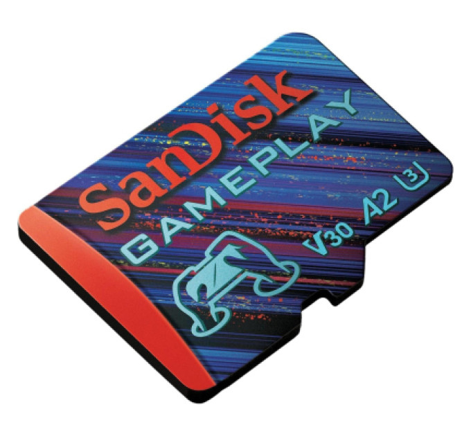 SanDisk Карта пам'яті SanDisk 128GB microSD class 10 UHS-I U3 V30 A2 GamePlay (SDSQXAA-128G-GN6XN)