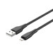 ColorWay Кабель ColorWay USB - Lightning (M/M), textured PVC, 3А, 1 м, Black (CW-CBUL094-BK)