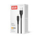 ColorWay Кабель ColorWay USB - Lightning (M/M), textured PVC, 3А, 1 м, Black (CW-CBUL094-BK)
