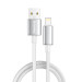 ColorWay Кабель ColorWay USB - Lightning (M/M), zinc alloy braided, 3А, 1 м, White (CW-CBUL098-WT)