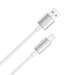 ColorWay Кабель ColorWay USB - Lightning (M/M), zinc alloy braided, 3А, 2 м, White (CW-CBUL099-WT)