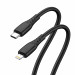 ColorWay Кабель ColorWay USB Type-C - Lightning (M/M), textured PVC, 3А, 2 м, Black (CW-CBPDCL095-BK)