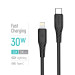 ColorWay Кабель ColorWay USB Type-C - Lightning (M/M), textured PVC, 3А, 2 м, Black (CW-CBPDCL095-BK)