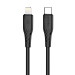 ColorWay Кабель ColorWay USB Type-C - Lightning (M/M), textured PVC, 3А, 2 м, Black (CW-CBPDCL095-BK)
