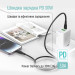 ColorWay Кабель ColorWay USB Type-C - Lightning (M/M), textured PVC, 3А, 2 м, Black (CW-CBPDCL095-BK)