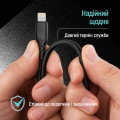 ColorWay Кабель ColorWay USB Type-C - Lightning (M/M), textured PVC, 3А, 2 м, Black (CW-CBPDCL095-BK)