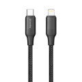 ColorWay Кабель ColorWay USB Type-C - Lightning (M/M), TPE embossed, 3А, 2 м, Black (CW-CBPDCL102-BK)