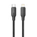 ColorWay Кабель ColorWay USB Type-C - Lightning (M/M), TPE embossed, 3А, 2 м, Black (CW-CBPDCL102-BK)