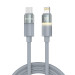 ColorWay Кабель ColorWay USB Type-C - Lightning (M/M), warm light, 3А, 1 м, Grey (CW-CBPDCL092-GR)