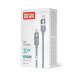 ColorWay Кабель ColorWay USB Type-C - Lightning (M/M), warm light, 3А, 1 м, Grey (CW-CBPDCL092-GR)
