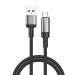 ColorWay Кабель ColorWay USB - USB Type-C (M/M), braided wire, 6А, 1 м, Black (CW-CBUC096-BK)