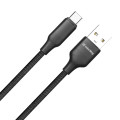 ColorWay Кабель ColorWay USB - USB Type-C (M/M), TPE embossed, 3А, 1 м, Black (CW-CBUC101-BK)