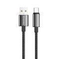 ColorWay Кабель ColorWay USB - USB Type-C (M/M), zinc alloy braided, 3А, 2 м, Black (CW-CBUC099-BK)