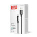 ColorWay Кабель ColorWay USB - USB Type-C (M/M), zinc alloy braided, 3А, 2 м, Black (CW-CBUC099-BK)